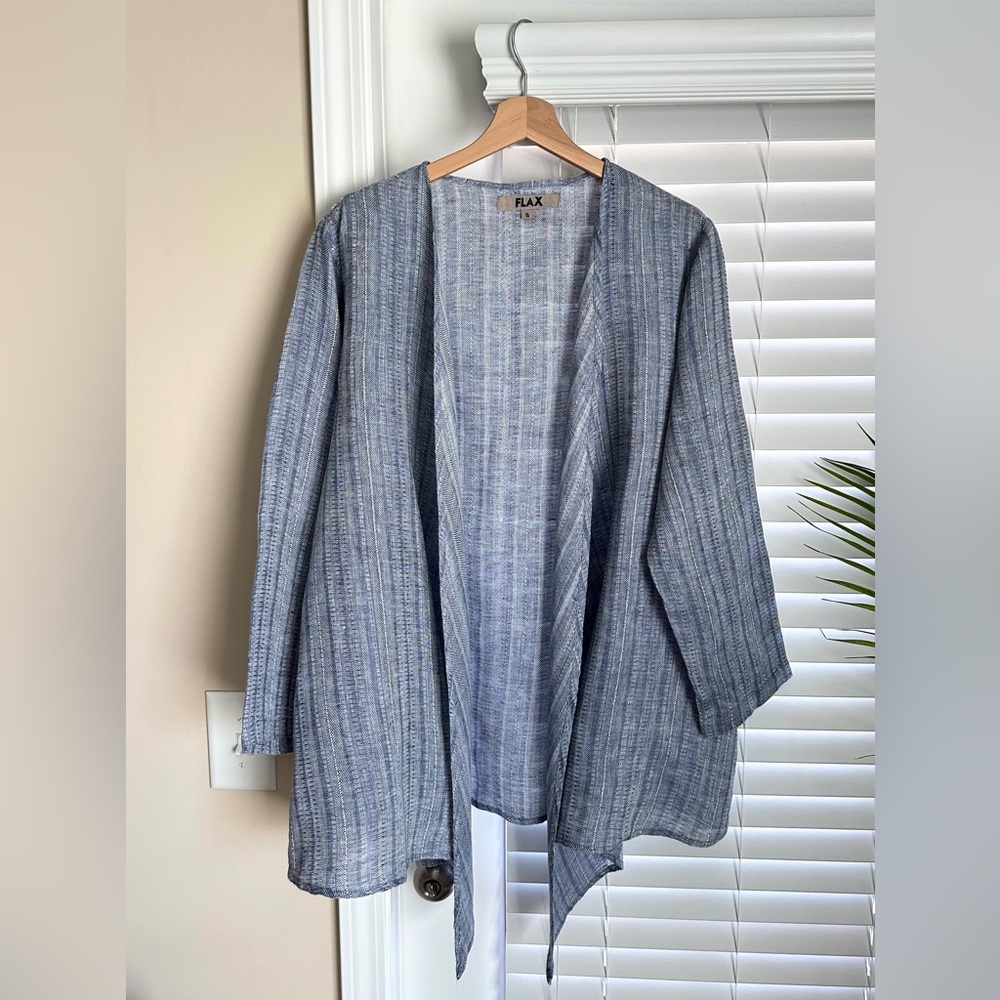 Flax Linen Cardigan Kimono